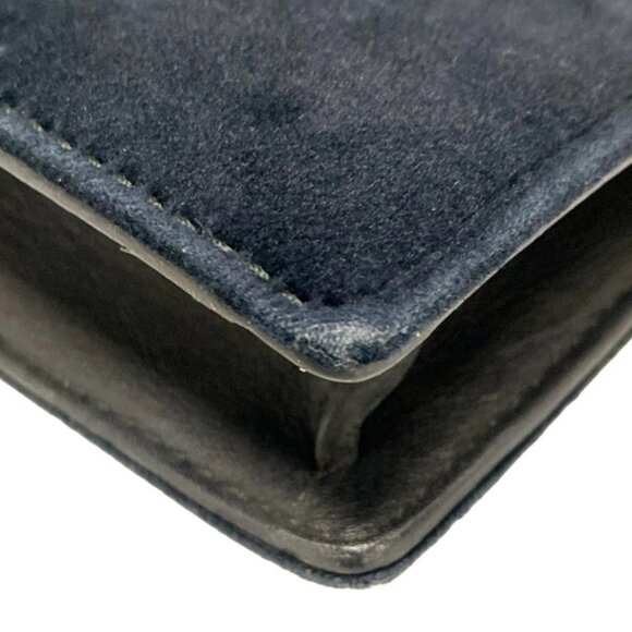 Auth GUCCI Dionysus 476432 Dark Navy Velour Leather Shoulder Bag - Picture 4 of 16